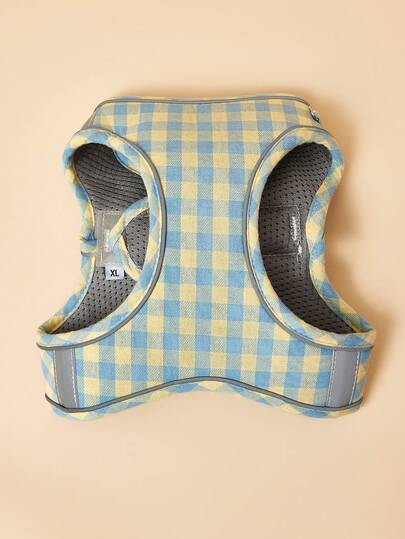 PETSIN 全覆盖狗背带牵引绳，夏季透气背心式宠物背带牵引绳，适用于中小型犬柯基犬博美犬，舒适可调节狗背带牵引绳，适用于贵宾犬吉娃娃户外散步