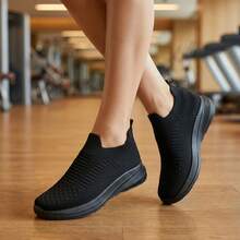 女士越野跑鞋 - 黑色 - 查看 5