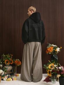 TOKVUE Men's Casual Embroidered Hoodie, Fashion For Autumn/Winter