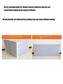 Joivida 1 片毛毡照片墙贴：提升氛围，免打孔装饰墙贴，可遮盖瑕疵，适用于客厅、门厅和特色墙，圣诞节、情人节等场合。 - 彩色 - 查看 6