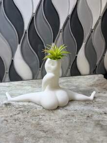 Zazumi 俏皮幽灵花盆，带排水孔，异想天开的家居装饰，适合种植多肉植物，营造诡异的花园氛围，是万圣节、圣诞节的理想礼物，也是节日礼物的不二之选，充满田园风情，是打造乡村核心美学的必备单品。 - 彩色 - 查看 2