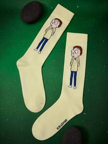 Rick and Morty X SHEIN 女士过膝袜 - 彩色 - 查看 2