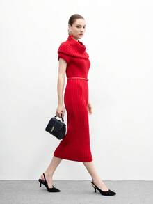 CUCCOO BIZCHIC أحذية نسائية ذات كعب عالي أنيقة بتصميم إبزيم، مناسبة للتنقل اليومي - الأسود - مشاهدة 6