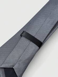 ROMWE Anime 1件可爱甜美蕾丝蝴蝶结发饰，复古经典波点波普艺术风格，女士款 - 深灰色 - 查看 4