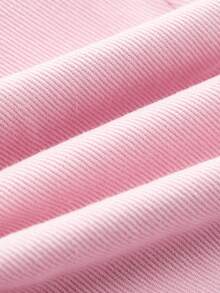 lacRébo Pink High Waisted Straight Leg Jeans  Spring Summer Going Out Outfits Party Pants Pink Jeans French Style Parisian Style - Pink - View 10