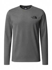 The North Face Simple Dome Men's Long Sleeve Shirt Grey - Grey - View 1