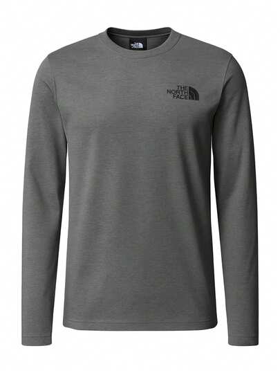 The North Face Simple Dome Men's Long Sleeve Shirt Grey