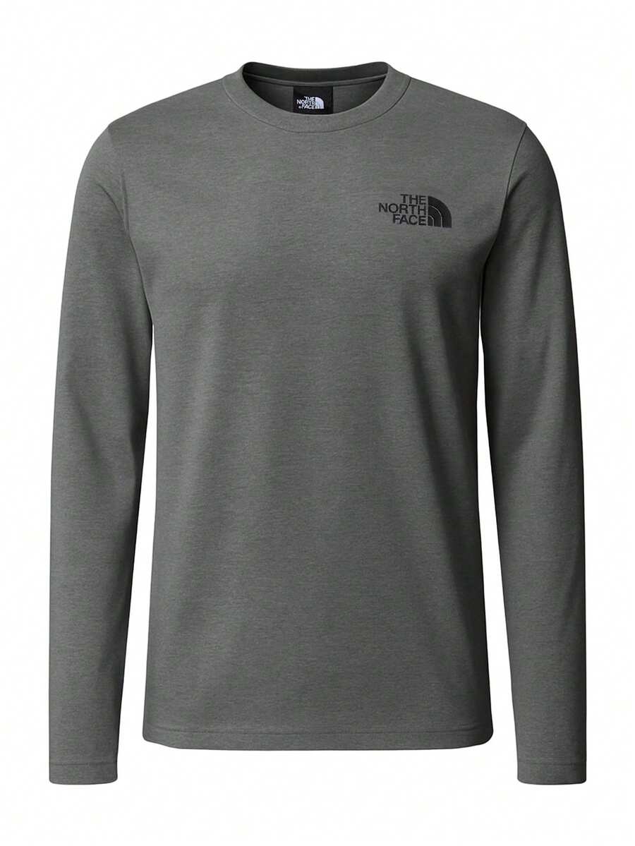 The North Face Simple Dome Men's Long Sleeve Shirt Grey - Grey - View 1