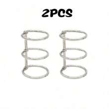 2个金属活页夹环，日历圆环，适用于笔记本、相册、剪贴簿夹子，可爱配件