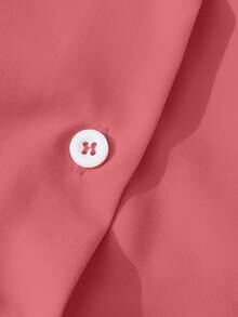 GlowEve 女士优雅通勤秋季衬衫 - 紅色 - 查看 4