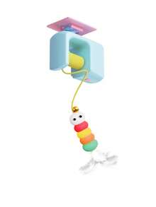 Teckwe Brinquedo Inteligente de Bola Pendurada na Porta para Gatos - Brinquedo Automático Elétrico para Gatos com Capacidade de Bateria de 300mAh, Gatos Internos Podem Brincar com Brinquedos de Estimação por Conta Própria, Ajudando-os a Ficar Ativos e Aliviar o Tédio