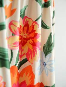 Travachic Floral Print Cami Dress, Casual Vacation Style - Multicolor - View 4