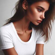 MIL200FIT Women T-Shirts - White - View 2