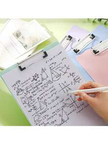 A4/A5/A6 Clipboard, Writing Pad, Menu Holder, Document Folder, Hard Board Clip, Mixed Colors For Students