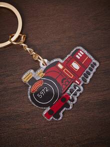HARRY POTTER X SHEIN Harry Potter Keychain, Shiny Acrylic Material, Great Gift For Women, Students, Harry Potter Fans - Train - View 3
