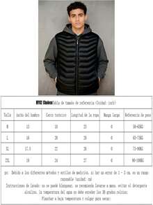 Chaqueta acolchada de algodón chaleco sin mangas para hombres 2025, cuello de pie, chaqueta a prueba de viento y calor en otoño e invierno, disponible en varios colores, negro, gris, tibetano, moda joven en la calle, bolsillo con cremallera, Corte tridimensional, fácil de usar, trabajo se puede usar - Azul Marino - Ver 4