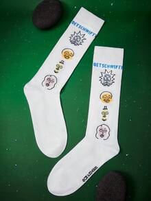 Rick and Morty X SHEIN 女士过膝袜 - 彩色 - 查看 2