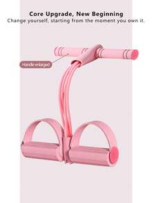 1pc Yoga Resistance Band Gym Accessories - Pink - View 4