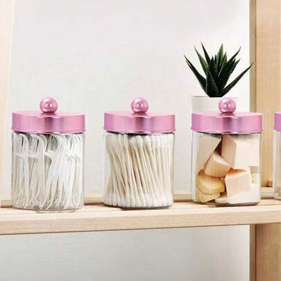 Cleaning Swab Storage Box(Plastic Material) ,Suitable For Dresser Storage, Bathroom Storage, Desk Storage, Etc