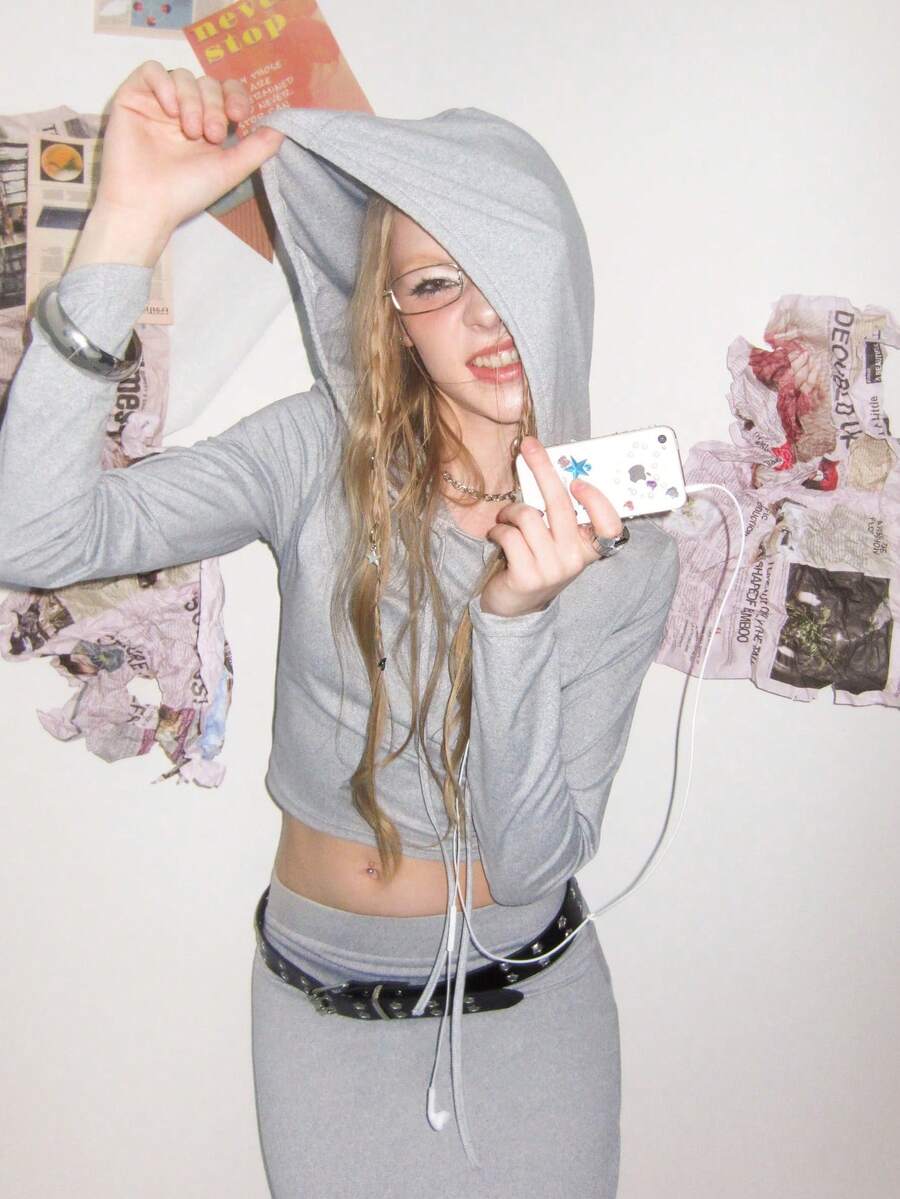 Bloopia Bộ 2 váy xám cho nữ - Màu Xám nhạt - Xem 1