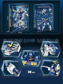 MINKOJA Mecha Warrior Series Assembly Puzzle Building Block Gift Toy - Multicolor - View 2