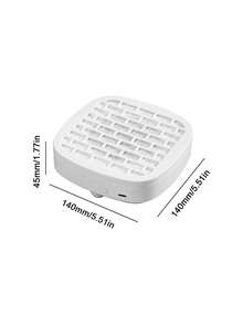 Teckwe Máy hút bụi móng tay, thiết bị hút bụi móng tay cho móng acrylic, quạt hút bụi móng tay, máy làm sạch móng tay cho tiệm làm móng - Máy hút bụi móng tay mạnh mẽ và êm ái, dùng cho việc đánh bóng móng gel, sử dụng tại salon và nhà, nguồn điện USB. - trắng - Xem 6