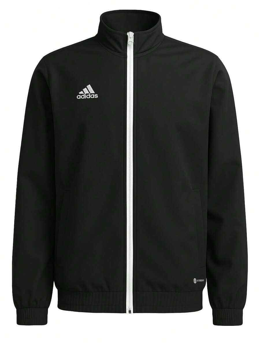 Adidas Entrada 22 Men's Full Zip Jacket Black - Black - View 1