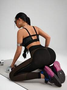 Innovista Quần legging thể thao nữ không đường may màu đen cam nhạt, cạp cao, ôm bụng, chống nhăn khi tập squat, thoáng khí, thích hợp cho yoga ngoài trời, đạp xe trong nhà, đấm bốc, chạy bộ, đi làm, Peloton, giải quần vợt Úc mở rộng 2026, năm mới, thể dục, làm đẹp, động lực tập gym tháng Giêng, đồ dùng cần thiết cho ngày Valentine, trang phục năng động, bộ đồ thể thao nữ. - màu nâu - Xem 5
