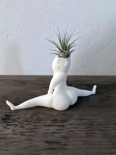 Zazumi Fräck spökkruka med dräneringshål Nyckfull heminredning för suckulenter Spöklik trädgårdsdekor Halloween Julklappstips Julklappstips Stugakärnor Estetiska Måsten