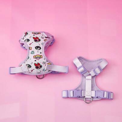 THE POWERPUFF GIRLS X PETSIN Dây nịt thú cưng họa tiết hoạt hình dùng hàng ngày