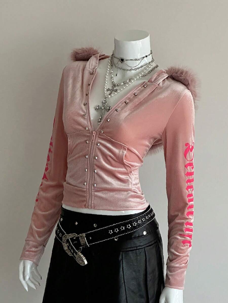 EgrlEra Áo nỉ in nhiều màu thời trang dành cho nữ - Nhiều màu - Xem 1