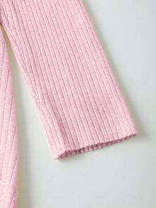 Franclia Đầm len dệt kim nữ chất lượng cao, thời trang và thanh lịch, đa năng cho mùa thu. - Hồng - Xem 6