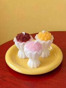 Joivida 1pc/3pcs Hand-Held Bouquet Rose Candle, In The Shape Of A Rose Bouquet, Suitable For Scented Candles, Resin Casting, Decorative Items, Home Decoration And Festival Gifts, Three-Dimensional Flower Scented Candle Creativity - Multicolor - View 5