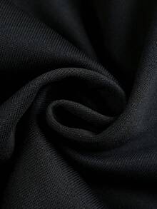 ROMWE MEN Men's Distressed Star Studded Casual Shorts, Street Style - Black - View 7