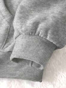 Sudadera hoodie sweatshirt dama mujer gorro capucha manga larga estampado FANTASMA GATO CHRISTMAS otoño invierno - GRIS - Ver 3
