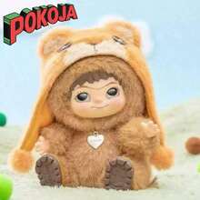 Wakuku 乙烯基娃娃 - 可爱 PVC 动物玩偶（淘气狐狸和兔子系列），青少年和成人收藏级可爱桌面玩具，完美礼物，含 6 种隐藏款式（新版本） - 彩色 - 查看 18