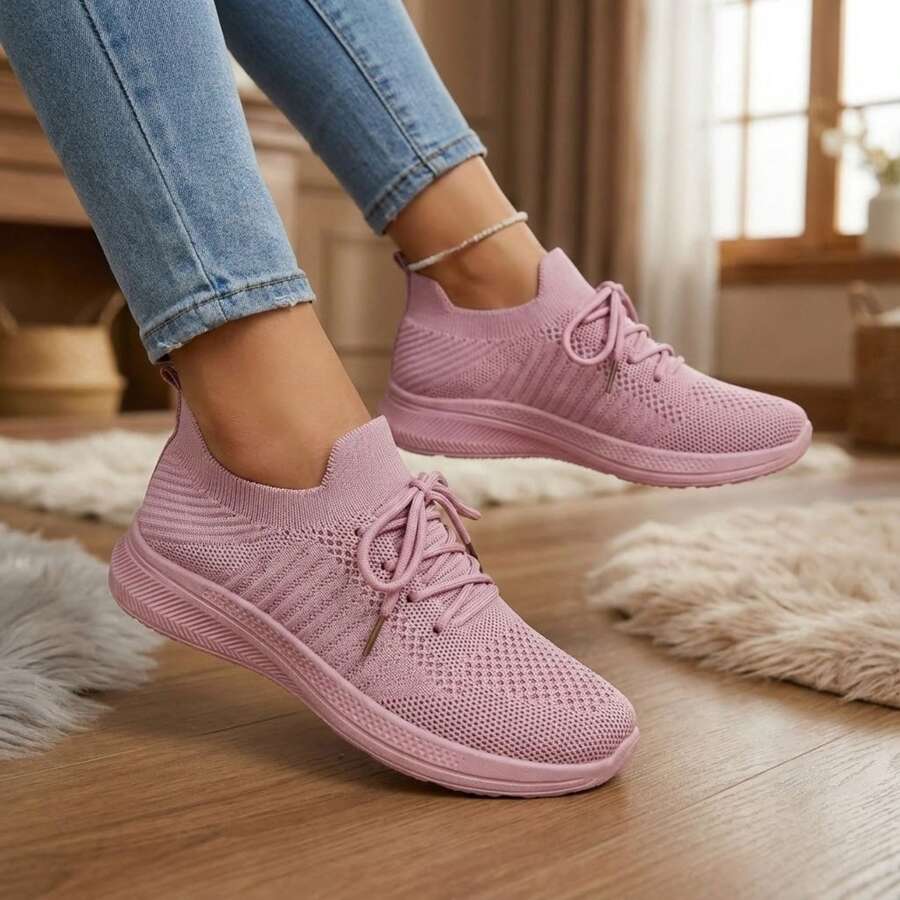 Women Trail Running Shoes - Pink - View 1