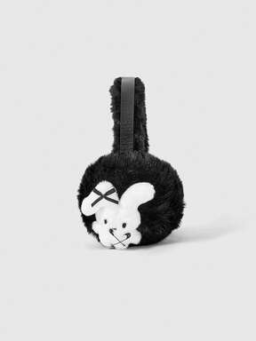 Anime 1pc Black Y2K Punk Style Metal Rivet Decor Millennium Baddie Goth Black Spider Ear Muffs, Sweet & Cool Fashionable Subculture Unisex Warm Ear Warmers