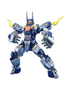 MINKOJA Mecha Warrior Series Assembly Puzzle Building Block Gift Toy - Multicolor - View 5