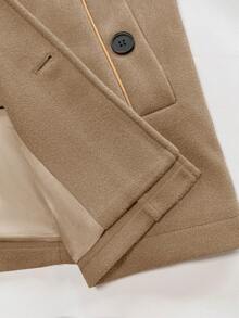 Manfinity Mode Men's Long Sleeve Casual Everyday Office Commute 2 In 1 Coat, Autumn/Winter