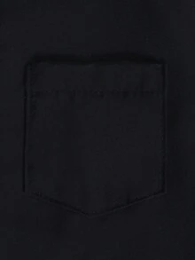 SHEIN 两件套男婴套装，传统纯白色半开襟立领衬衫和长裤，适合日常穿着、户外玩耍、上学、度假——可爱，适合家庭休闲、运动和聚会。 - 黑色 - 查看 3