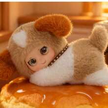 Süße Familien-Vinyl-Puppen, weiche Vinyl-Puppen, Anhänger in Rosenrot-Bär-Form, Anhänger in Gelb-Schaf-Form, Geburtstagsgeschenke, Weihnachtsdekoration, Halloween (Innenmaterial Tangjia (hart), keine Plüschfüllung)