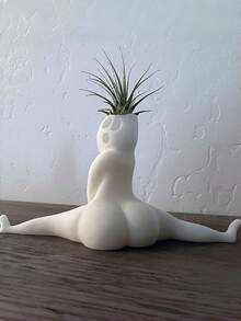 Zazumi 俏皮幽灵花盆，带排水孔，异想天开的家居装饰，适合种植多肉植物，营造诡异的花园氛围，是万圣节、圣诞节的理想礼物，也是节日礼物的不二之选，充满田园风情，是打造乡村核心美学的必备单品。 - 彩色 - 查看 6