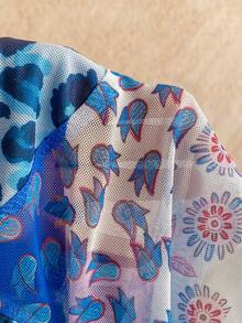 Soleia 2件套女士度假绿色豹纹拼布佩斯利印花半身裙和吊带背心套装 - 彩色 - 查看 7