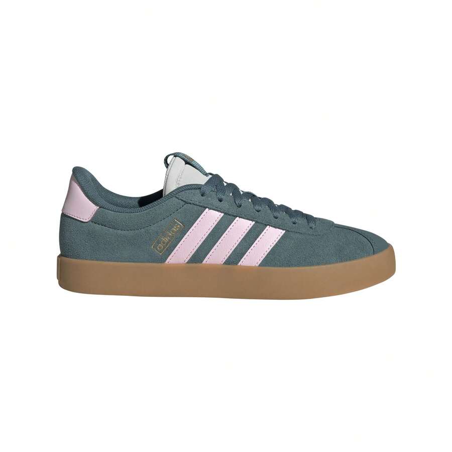 Adidas Zapatillas VL COURT 3.0 WOMEN CADET BLUE JR0955 - Usado Verde azulado/Transparente Rosa/Dorado Metálico - Ver 1