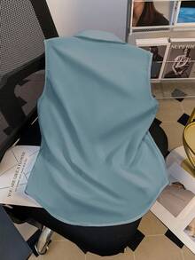 GlowEve Women's Daily Casual Shirt - Blue - View 2