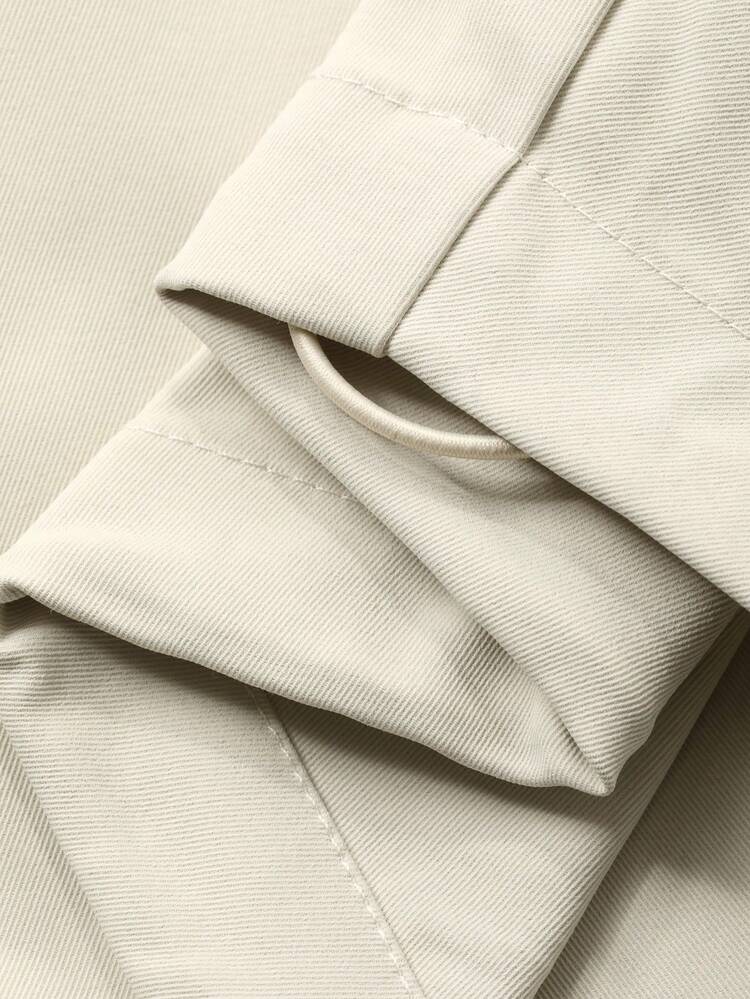 Women's Loose Solid Color Cargo Pants With Pockets, Casual Street Style, Autumn/Winter Y2k