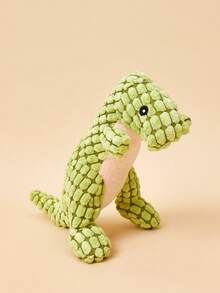 PETSIN 1 件宠物毛绒动物玩偶，恐龙耐咬吱吱叫玩偶，适合金毛猎犬和其他狗狗