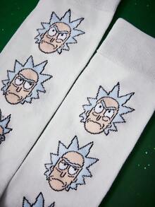 Rick and Morty X SHEIN 女士过膝袜 - 彩色 - 查看 3