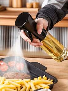 1pc 220ml/300ml Pressurized Oil Sprayer Bottle, Cooking Oil Mister For Air Fryer, Baking, And Outdoor BBQ - متعدد الألوان - مشاهدة 3